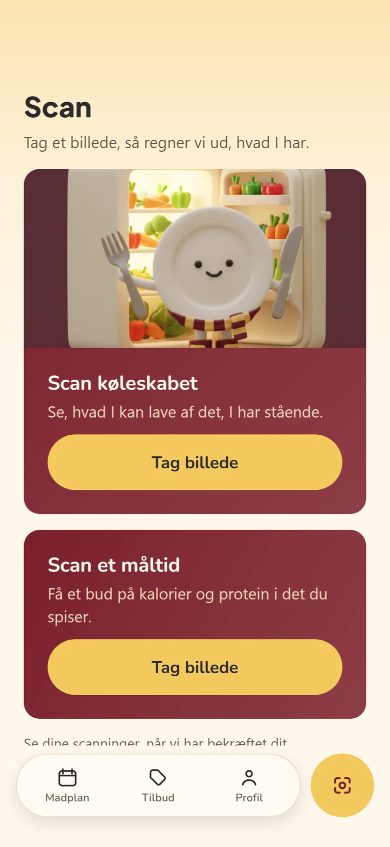 The Planuko app: scan your fridge and see what you can make from what you have